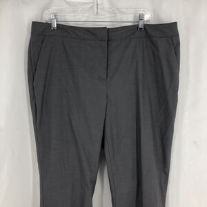 Halogen Taylor Fit Gray Career Work Casual Trouser Dress Pants 38x31